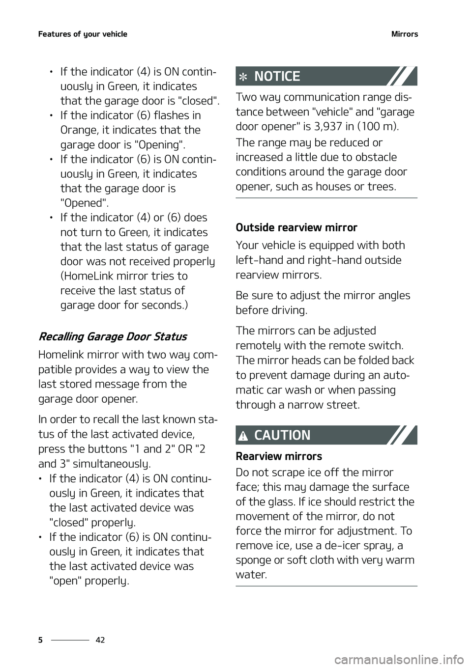 KIA NIRO EV 2020  Owners Manual ��F�B�U�V�S�F�T��P�G��Z�P�V�S��W�F�I�J�D�M�F
��
�
�.�J�S�S�P�S�T
LÜ �*�G��U�I�F��J�O�E�J�D�B�U�P�S��	��
��J�T��0�/��D�P�O�U�J�O-
�V�P�V�T�M�Z��J�O��(�S�F�F�O�
��J�U��J�O�E�J�D�B�U�F
