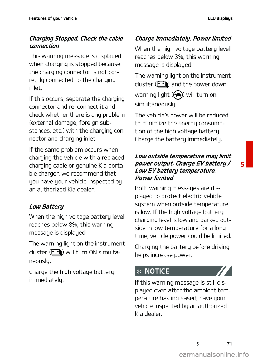 KIA NIRO EV 2020  Owners Manual ��
�
�
��F�B�U�V�S�F�T��P�G��Z�P�V�S��W�F�I�J�D�M�F�-�$�%��E�J�T�Q�M�B�Z�T
�$�I�B�S�H�J�O�H��4�U�P�Q�Q�F�E���$�I�F�D�L��U�I�F��D�B�C�M�F��D�P�O�O�F�D�U�J�P�O
�5�I�J�T��X�B�S�O�J�O�H��