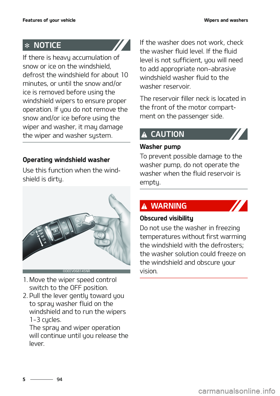 KIA NIRO EV 2020  Owners Manual ��F�B�U�V�S�F�T��P�G��Z�P�V�S��W�F�I�J�D�M�F
��
�
�8�J�Q�F�S�T��B�O�E��X�B�T�I�F�S�T
�/�0�5�*�$�&
�*�G��U�I�F�S�F��J�T��I�F�B�W�Z��B�D�D�V�N�V�M�B�U�J�P�O��P�G�
�T�O�P�X��P�S��J�D�F�