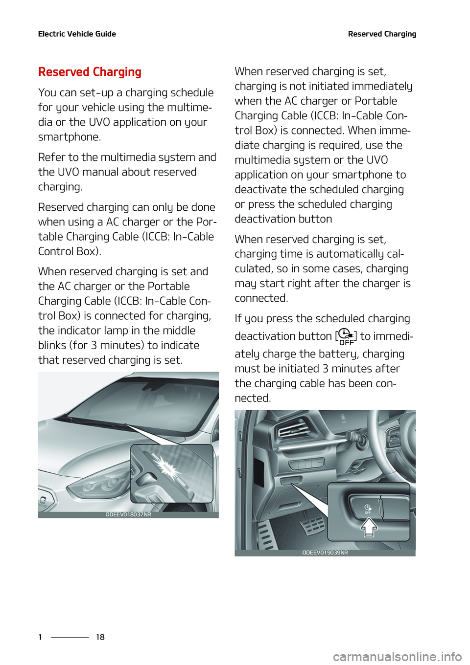 KIA NIRO EV 2020 Owners Manual �&�M�F�D�U�S�J�D��7�F�I�J�D�M�F��(�V�J�E�F
��
�
�3�F�T�F�S�W�F�E��$�I�B�S�H�J�O�H
�3�F�T�F�S�W�F�E��$�I�B�S�H�J�O�H
�:�P�V��D�B�O��T�F�U��V�Q��B��D�I�B�S�H�J�O�H��T�D�I�F�E�V�M�F�
�G�P�S