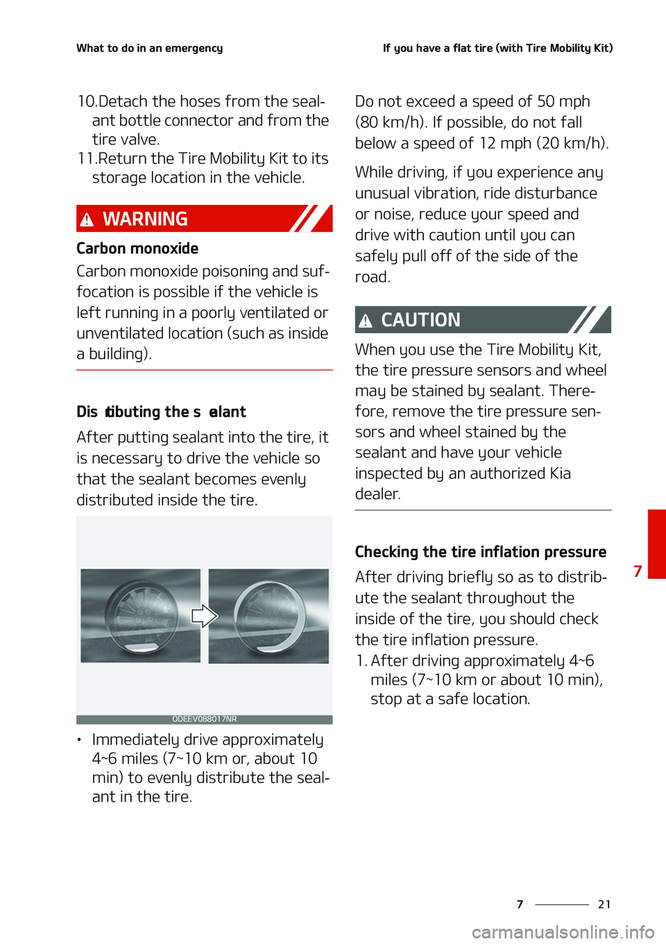 KIA NIRO EV 2020  Owners Manual ��
�
�
�8�I�B�U��U�P��E�P��J�O��B�O��F�N�F�S�H�F�O�D�Z�*�G��Z�P�V��I�B�W�F��B��G�M�B�U��U�J�S�F��	�X�J�U�I��5�J�S�F��.�P�C�J�M�J�U�Z��,�J�U�

����%�F�U�B�D�I��U�I�F��I�P�T�F�T�