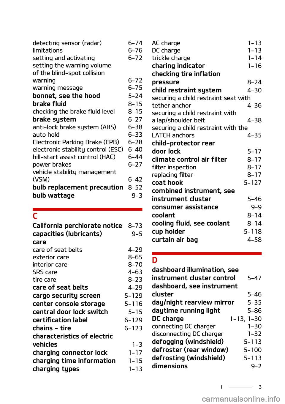 KIA NIRO EV 2020  Owners Manual �
�*
�E�F�U�F�D�U�J�O�H��T�F�O�T�P�S��	�S�B�E�B�S�
�����
�M�J�N�J�U�B�U�J�P�O�T
�����
�T�F�U�U�J�O�H��B�O�E��B�D�U�J�W�B�U�J�O�H
�����
�T�F�U�U�J�O�H��U�I�F��X�B�S�O�J�O�H��W�P�