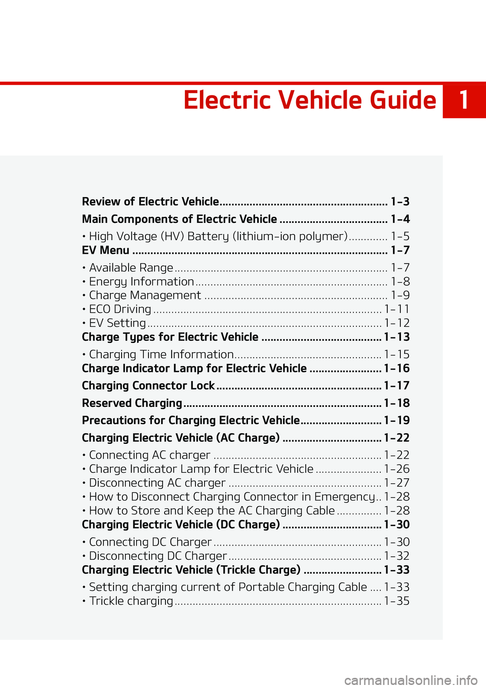 KIA NIRO EV 2020  Owners Manual �
�&�M�F�D�U�S�J�D��7�F�I�J�D�M�F��(�V�J�E�F
�&�M�F�D�U�S�J�D��7�F�I�J�D�M�F��(�V�J�E�F
�3�F�W�J�F�X��P�G��&�M�F�D�U�S�J�D��7�F�I�J�D�M�F����������������������������