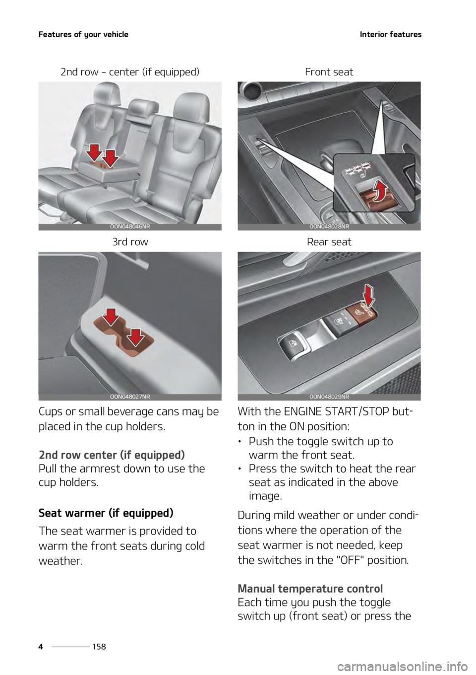KIA TELLURIDE 2021  Owners Manual ��F�B�U�V�S�F�T��P�G��Z�P�V�S��W�F�I�J�D�M�F
���
�
�*�O�U�F�S�J�P�S��G�F�B�U�V�S�F�T
��O�E��S�P�X����D�F�O�U�F�S��	�J�G��F�R�V�J�Q�Q�F�E�

��S�E��S�P�X
�$�V�Q�T��P�S��T�N�B�M�M��C