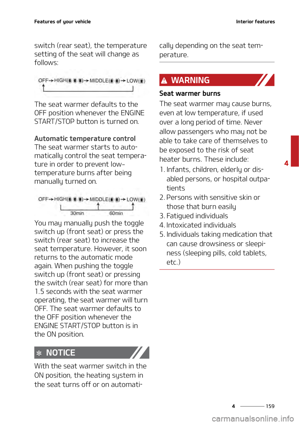 KIA TELLURIDE 2021  Owners Manual ���
�
�
��F�B�U�V�S�F�T��P�G��Z�P�V�S��W�F�I�J�D�M�F�*�O�U�F�S�J�P�S��G�F�B�U�V�S�F�T
�T�X�J�U�D�I��	�S�F�B�S��T�F�B�U�
�
��U�I�F��U�F�N�Q�F�S�B�U�V�S�F�
�T�F�U�U�J�O�H��P�G��U�I�F��
