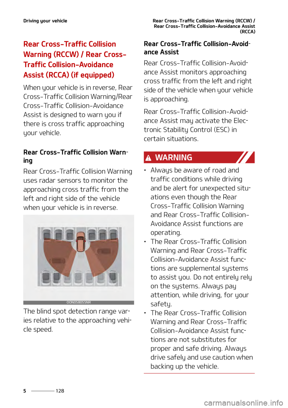 KIA TELLURIDE 2021  Owners Manual �%�S�J�W�J�O�H��Z�P�V�S��W�F�I�J�D�M�F
���
�
�3�F�B�S��$�S�P�T�T��5�S�B�G�G�J�D��$�P�M�M�J�T�J�P�O��8�B�S�O�J�O�H��	�3�$�$�8�
��
�3�F�B�S��$�S�P�T�T��5�S�B�G�G�J�D��$�P�M�M�J�T�J�P�O�