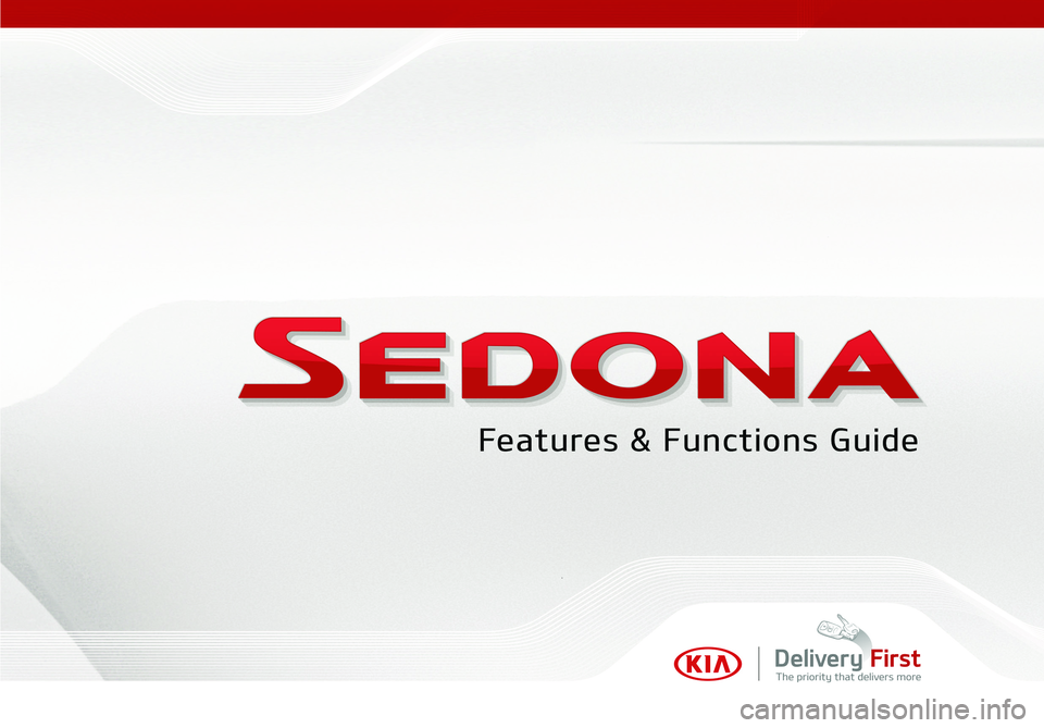 KIA SEDONA 2020  Features and Functions Guide 