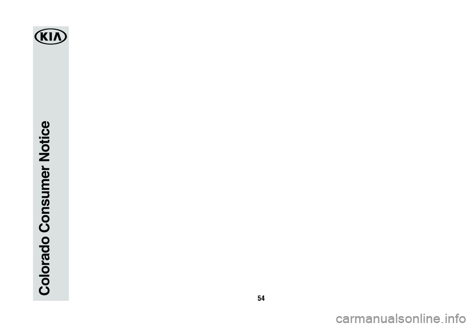 KIA OPTIMA 2019 Warranty and Consumer Information Guide 54Colorado Consumer Notice
���19MY���(��38-112).indd 542019-12-10 �� 9:47:04 KIA OPTIMA 2019 Warranty and Consumer Information Guide 54Colorado Consumer Notice
���19MY���(��38-112).indd 542019-12-10 �� 9:47:04