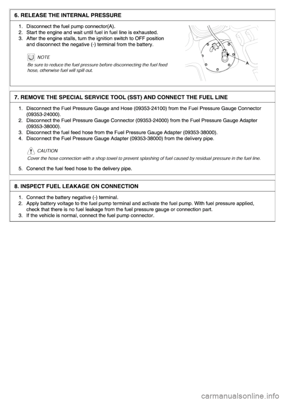 KIA CARNIVAL 2007 Workshop Manual KIA CARNIVAL 2007 Workshop Manual