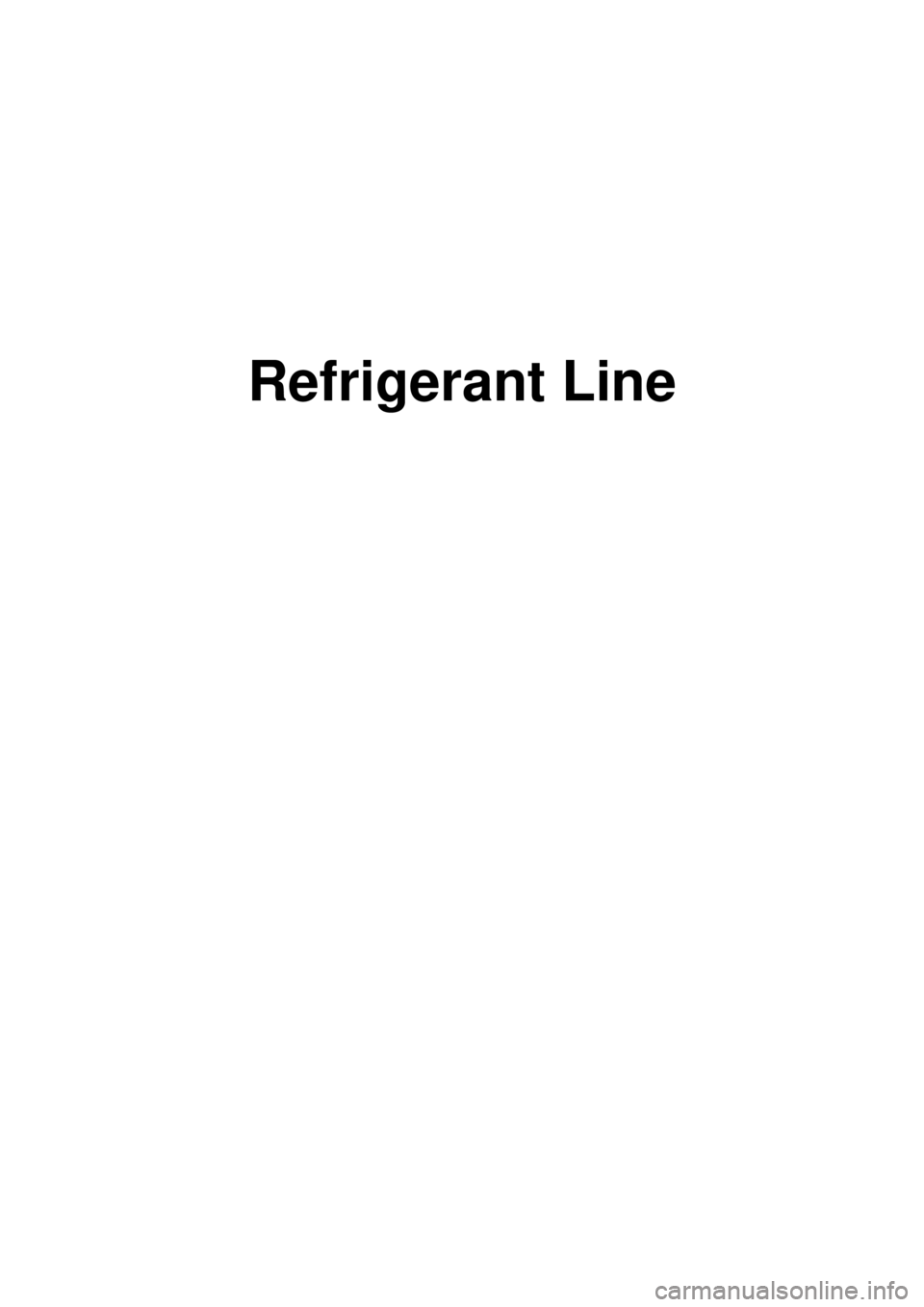 KIA CARNIVAL 2007  Workshop Manual Refrigerant Line 