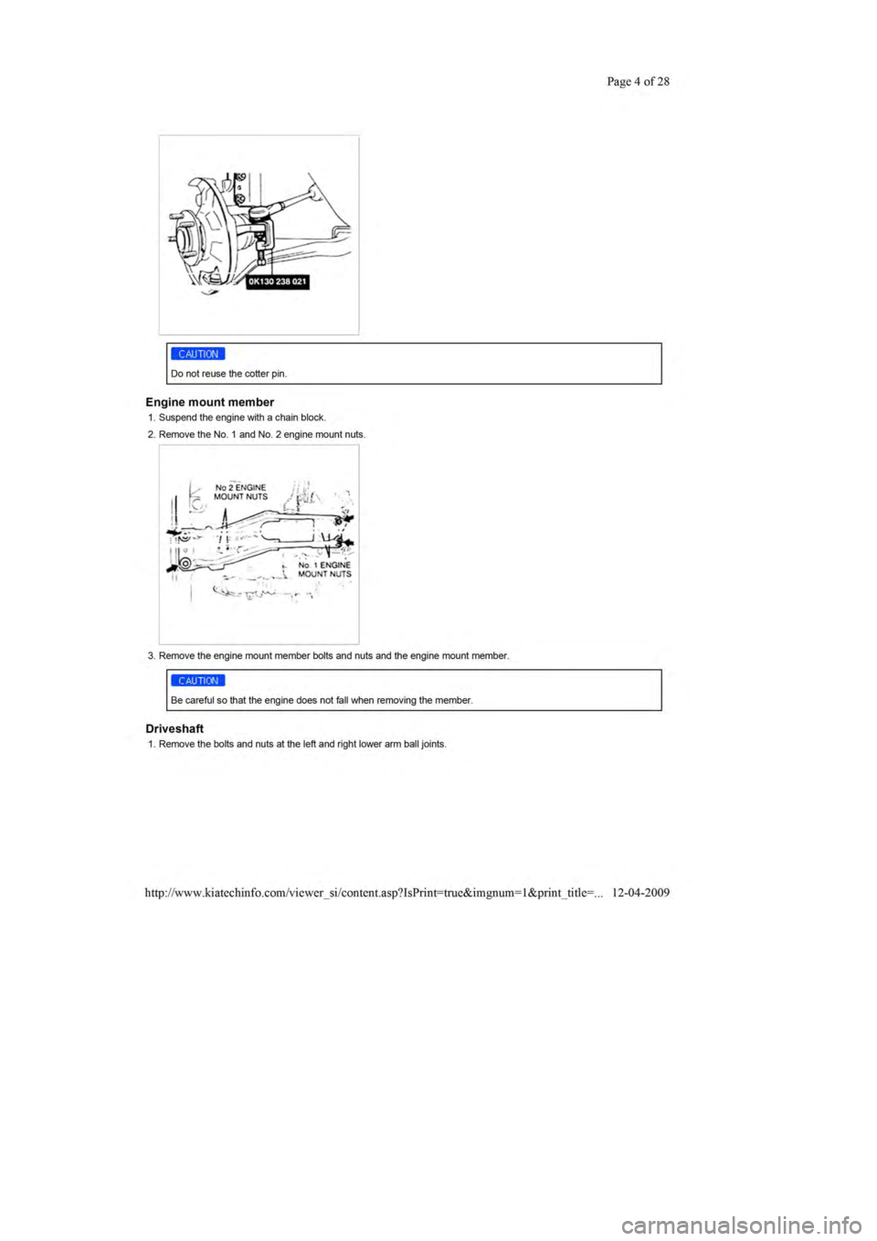 KIA SEPHIA 1996 Workshop Manual KIA SEPHIA 1996 Workshop Manual