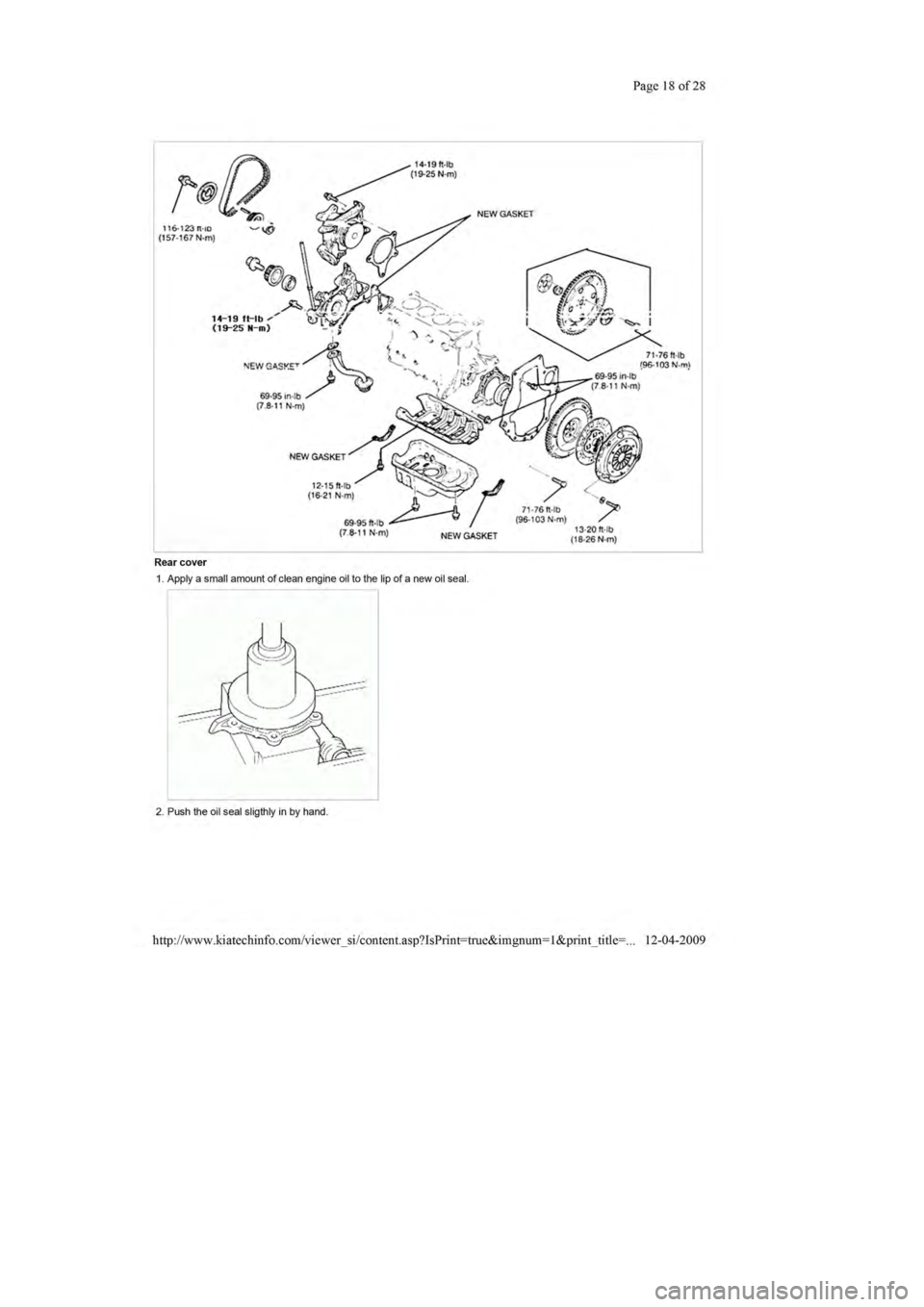 KIA SEPHIA 1996 Workshop Manual KIA SEPHIA 1996 Workshop Manual
