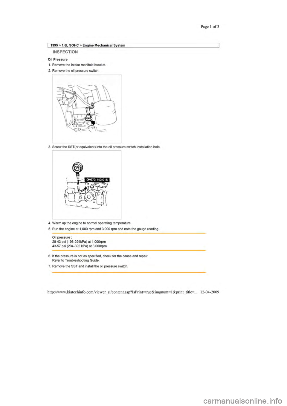 KIA SEPHIA 1996 Workshop Manual KIA SEPHIA 1996 Workshop Manual