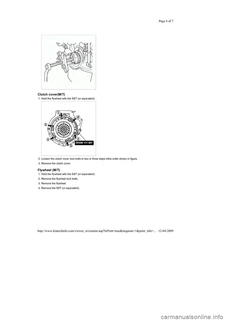 KIA SEPHIA 1996 Workshop Manual KIA SEPHIA 1996 Workshop Manual
