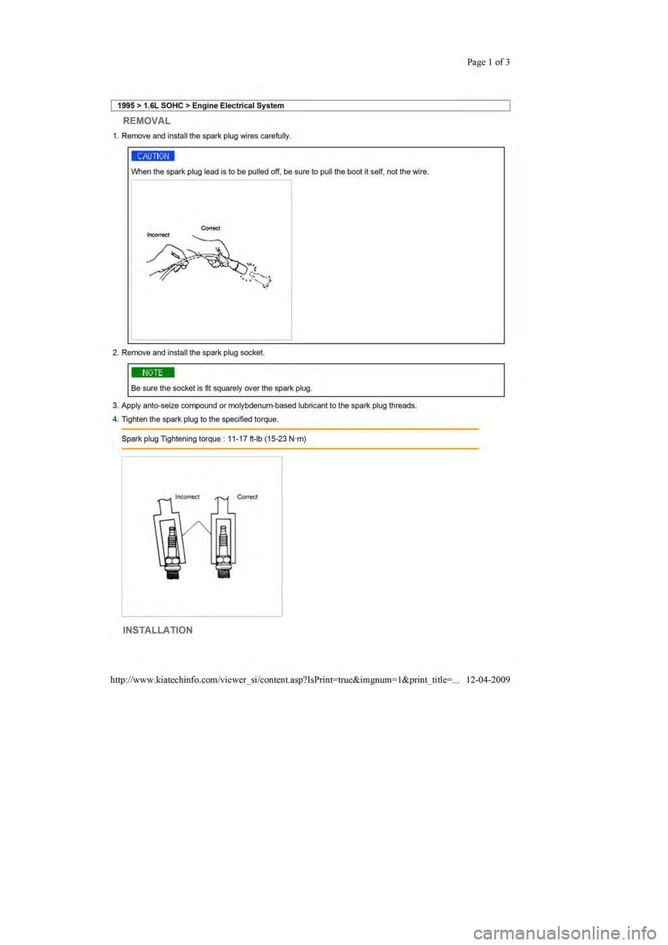 KIA SEPHIA 1996 Workshop Manual KIA SEPHIA 1996 Workshop Manual