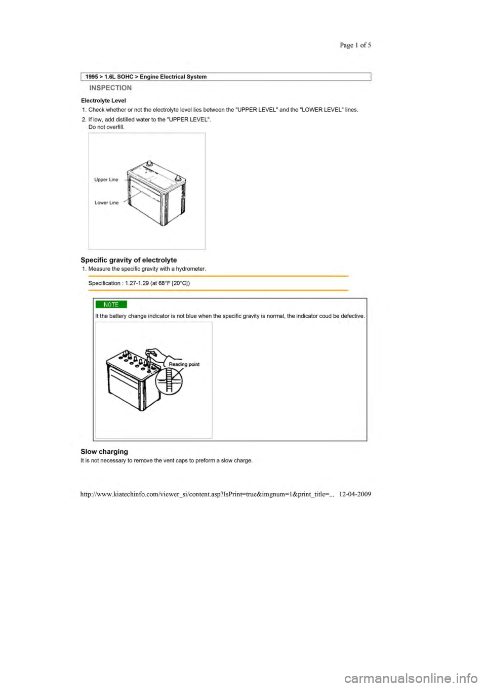 KIA SEPHIA 1996  Workshop Manual 