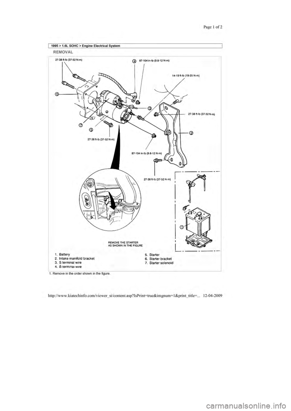 KIA SEPHIA 1996  Workshop Manual 