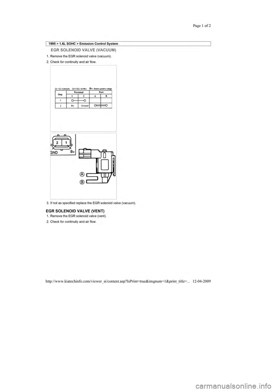 KIA SEPHIA 1996 Workshop Manual KIA SEPHIA 1996 Workshop Manual