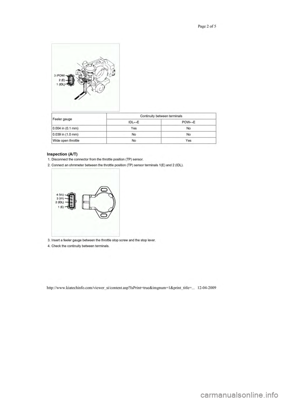 KIA SEPHIA 1996 Workshop Manual KIA SEPHIA 1996 Workshop Manual