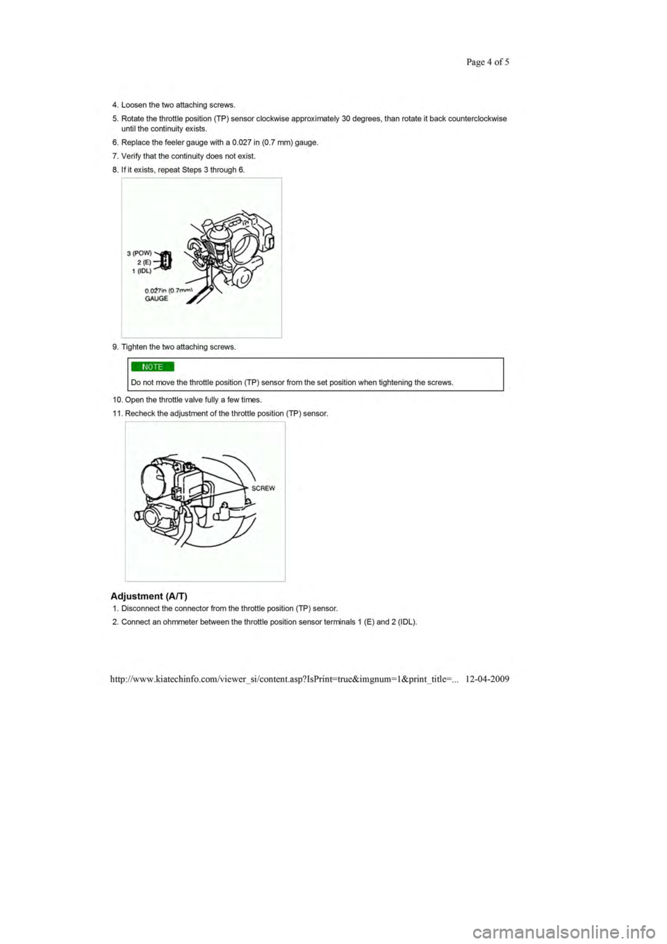 KIA SEPHIA 1996 Workshop Manual KIA SEPHIA 1996 Workshop Manual