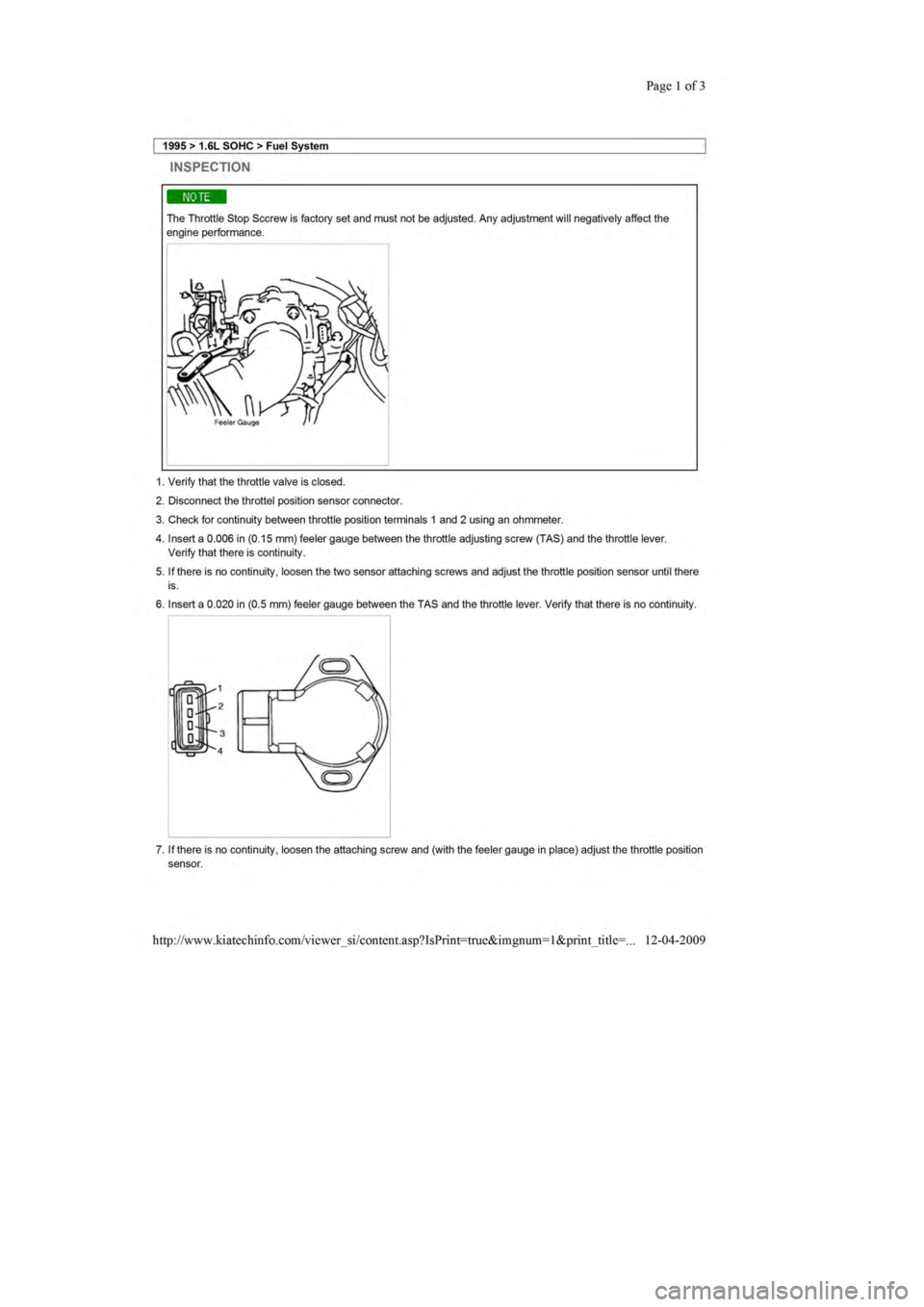 KIA SEPHIA 1996  Workshop Manual 