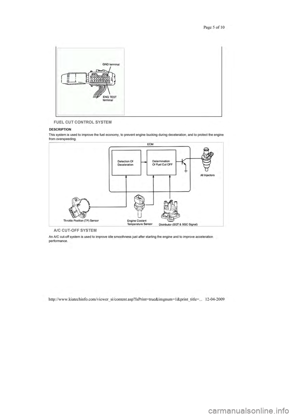 KIA SEPHIA 1996  Workshop Manual 