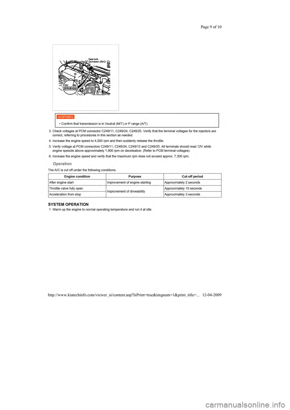 KIA SEPHIA 1996  Workshop Manual 
