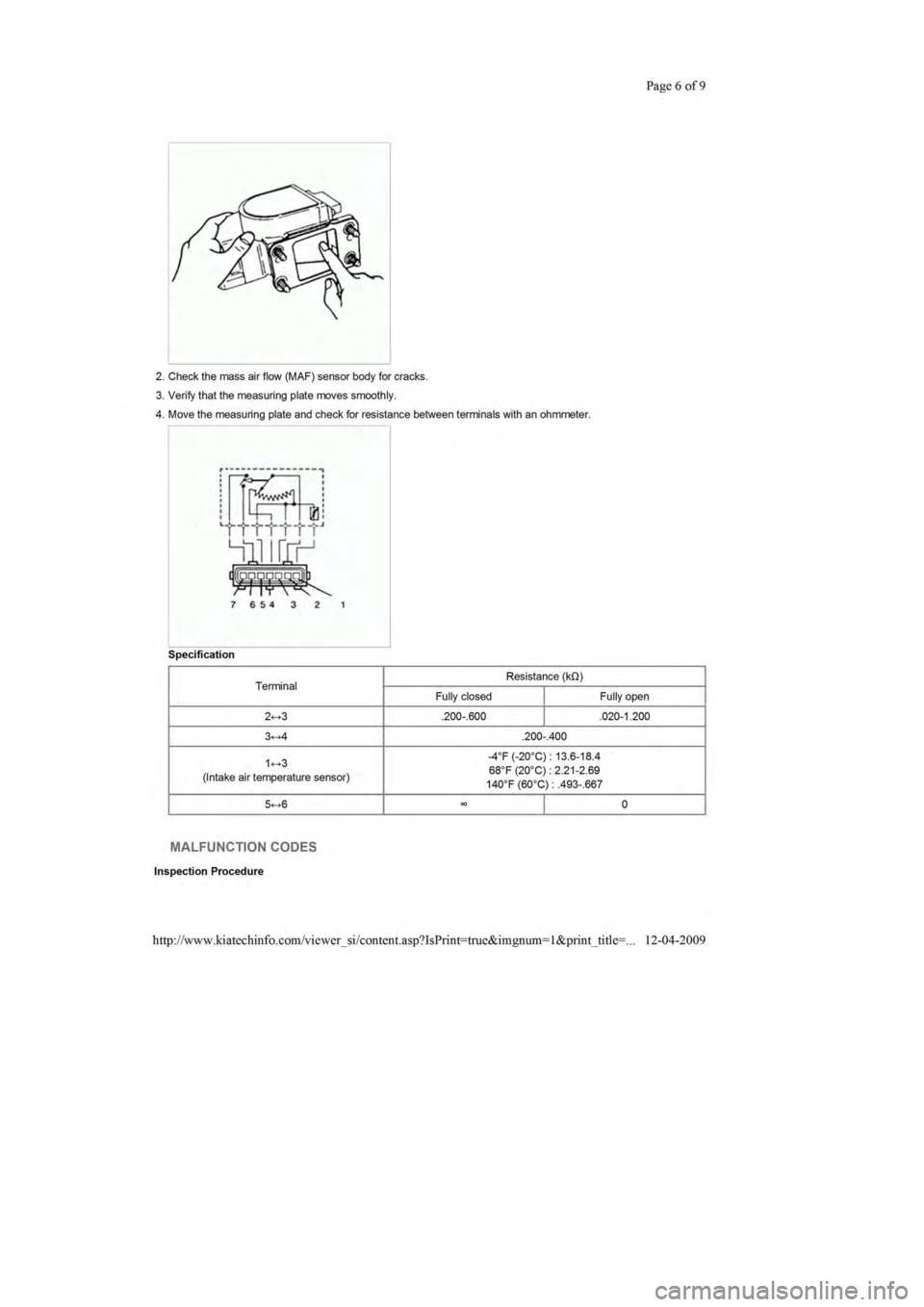 KIA SEPHIA 1996  Workshop Manual 
