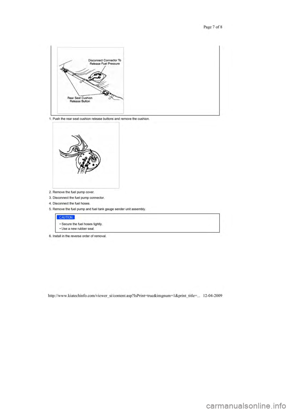 KIA SEPHIA 1996 Workshop Manual KIA SEPHIA 1996 Workshop Manual