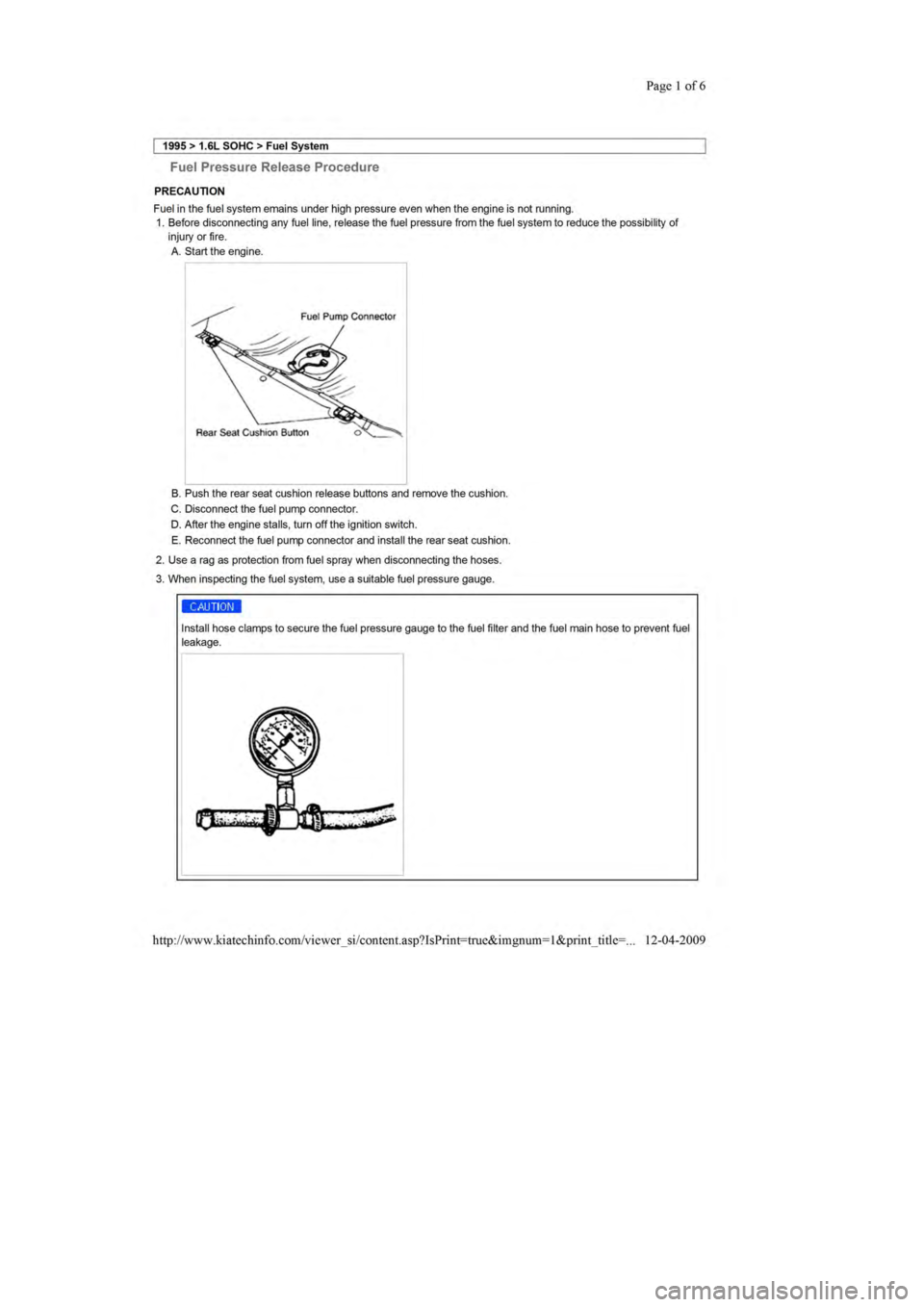 KIA SEPHIA 1996 Workshop Manual KIA SEPHIA 1996 Workshop Manual