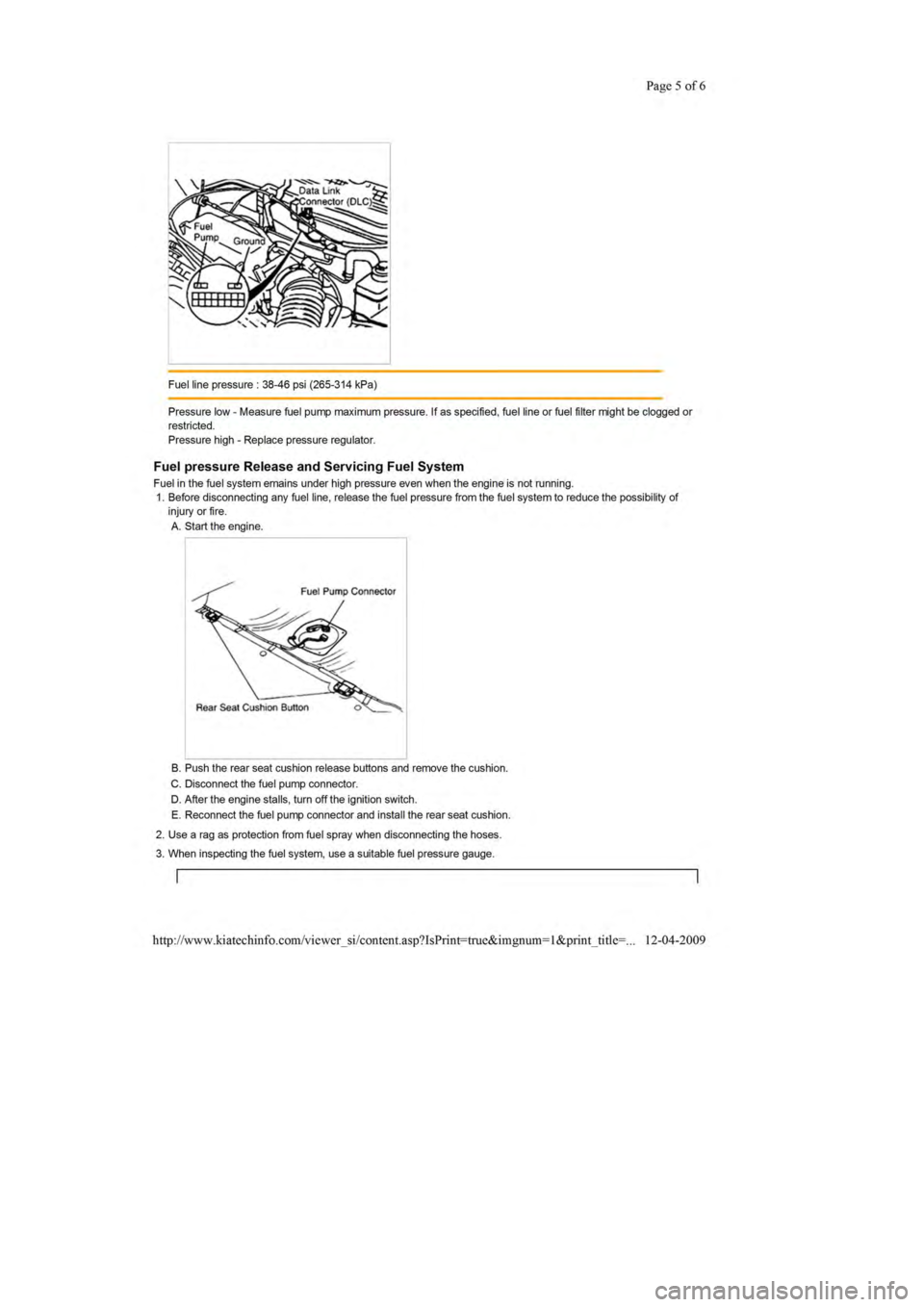 KIA SEPHIA 1996  Workshop Manual 