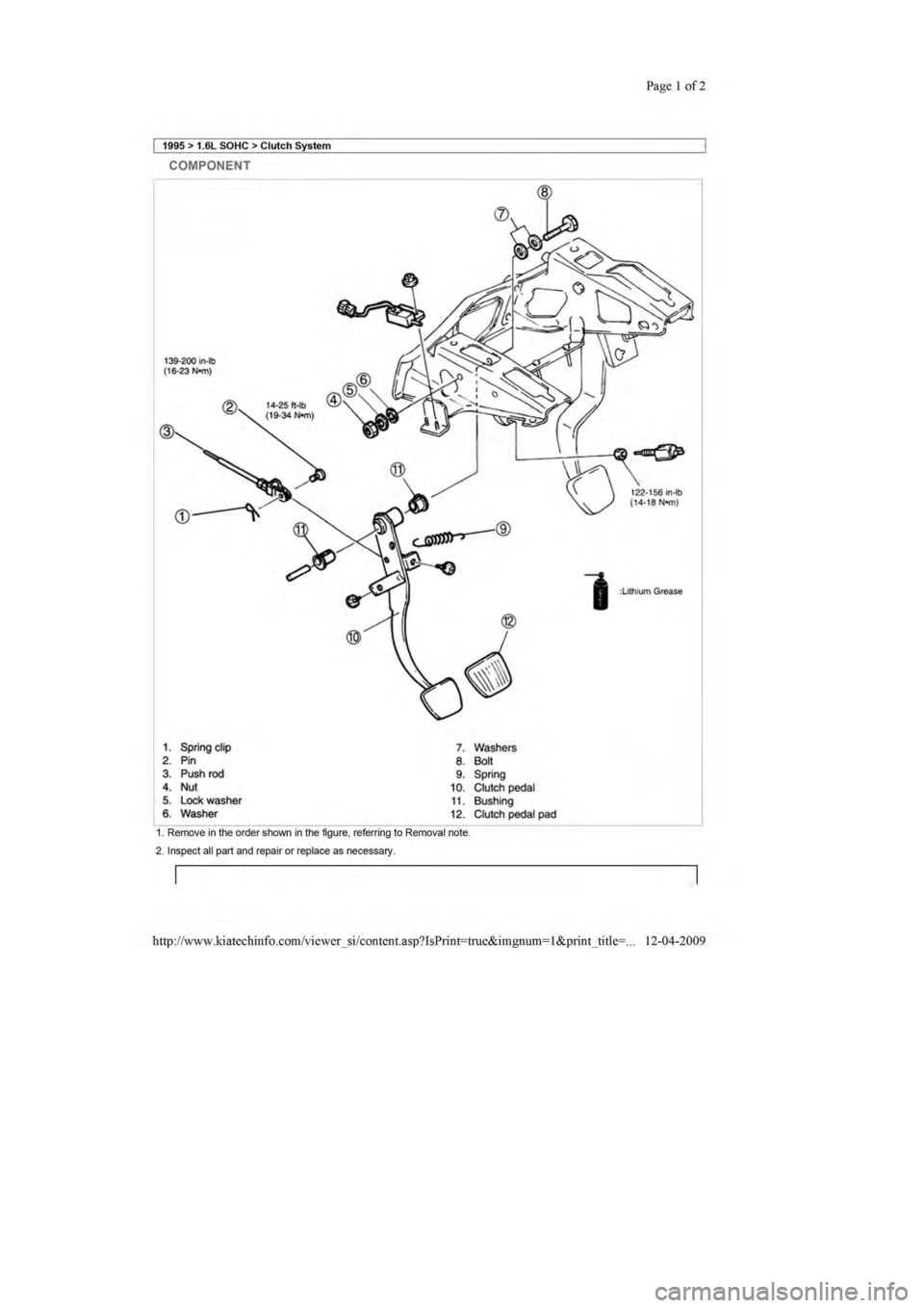 KIA SEPHIA 1996 Workshop Manual KIA SEPHIA 1996 Workshop Manual