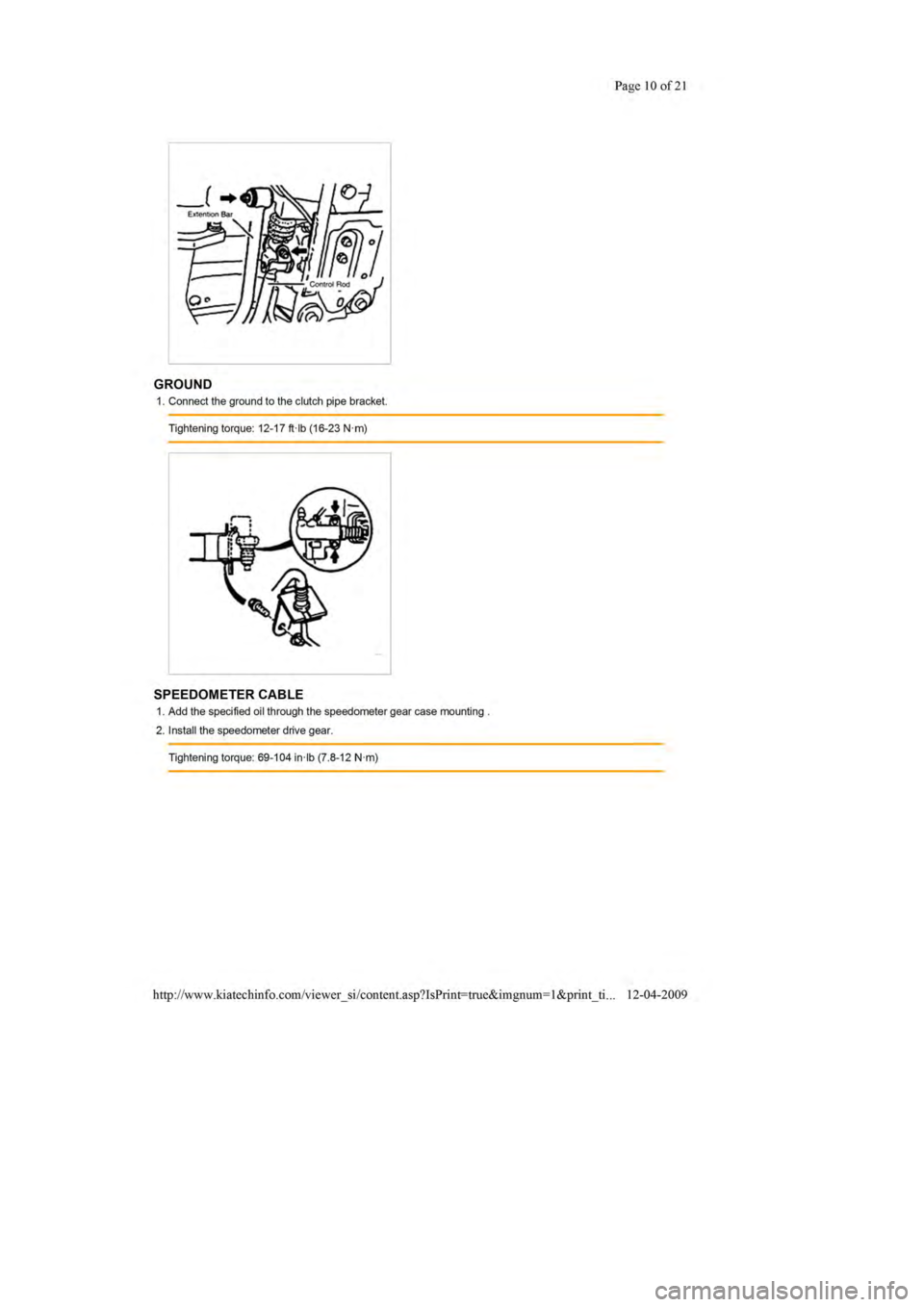 KIA SEPHIA 1996  Workshop Manual 