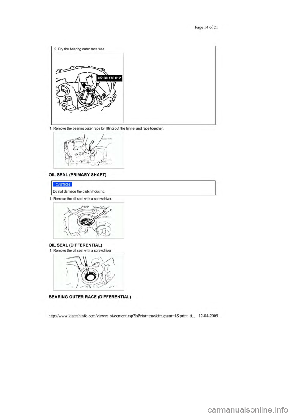 KIA SEPHIA 1996  Workshop Manual 