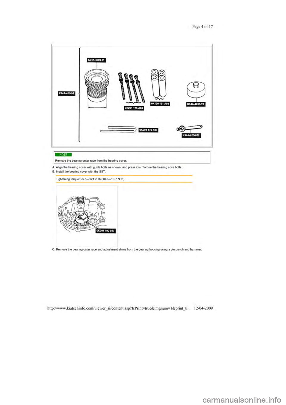KIA SEPHIA 1996  Workshop Manual 