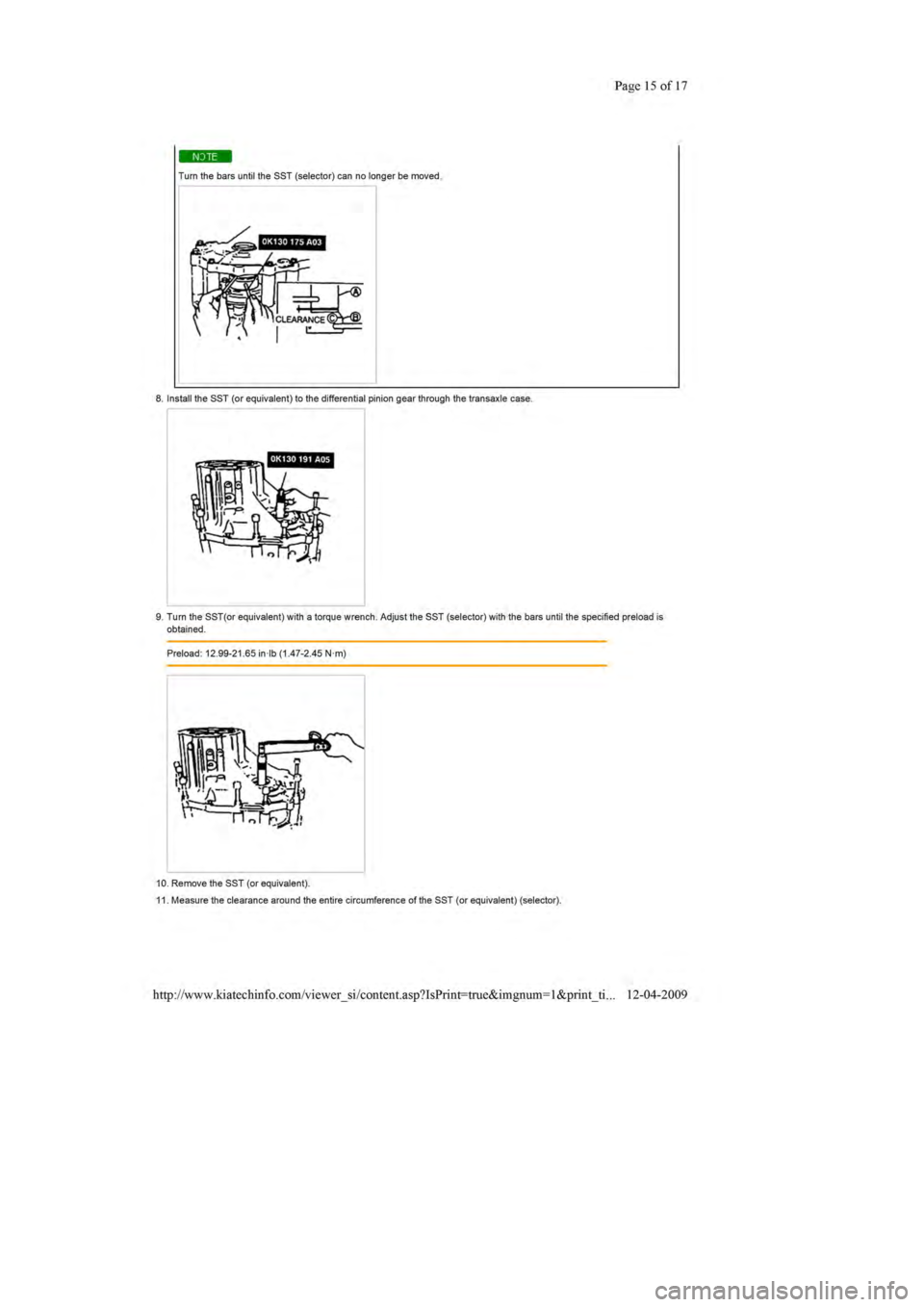 KIA SEPHIA 1996 Workshop Manual KIA SEPHIA 1996 Workshop Manual