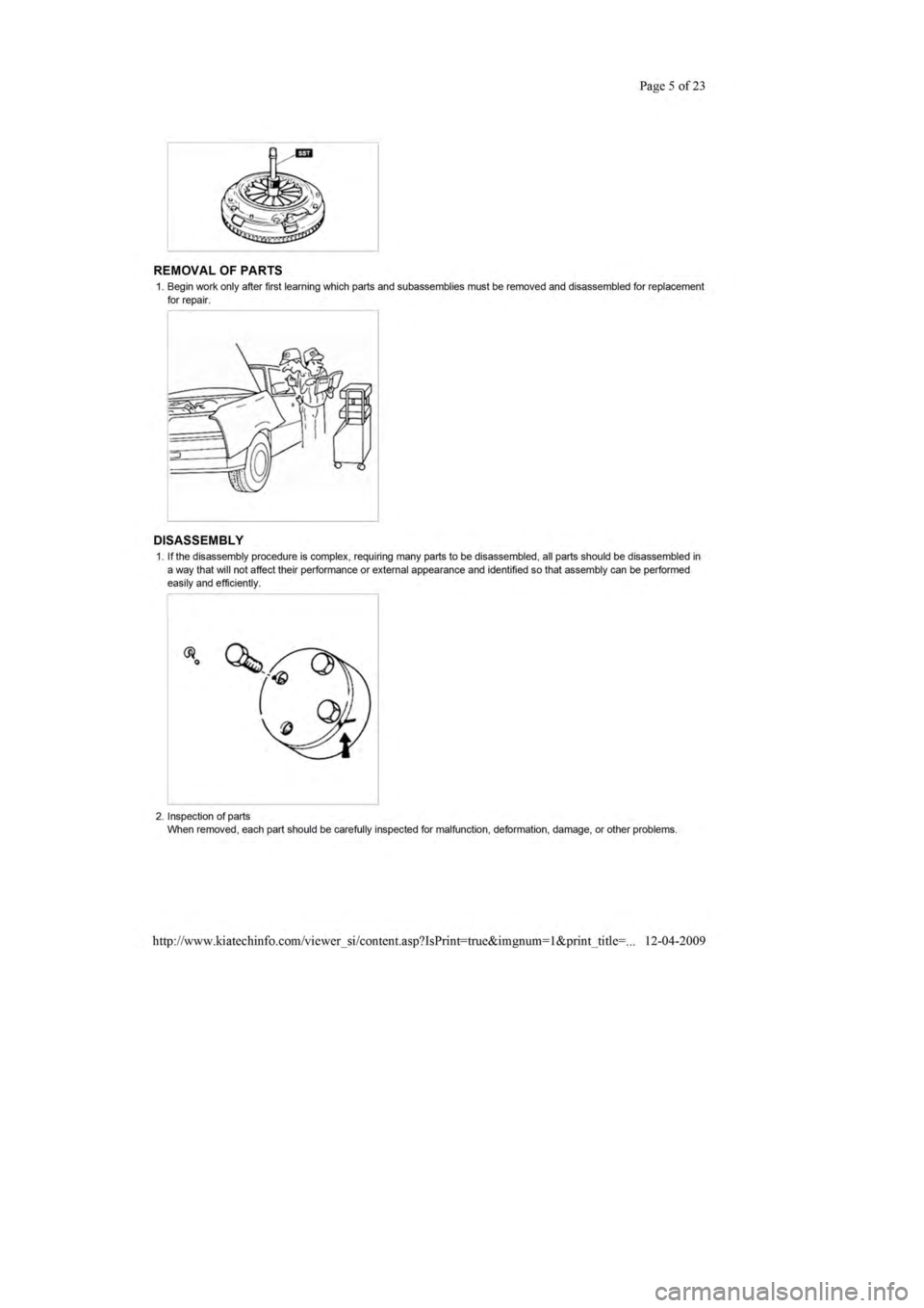 KIA SEPHIA 1996  Workshop Manual 