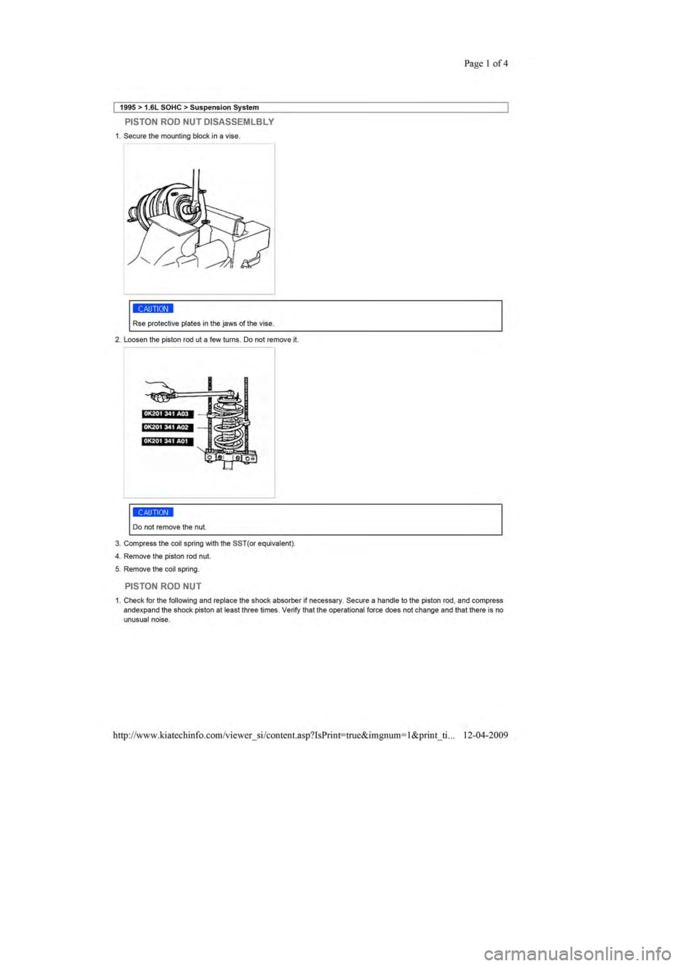 KIA SEPHIA 1996 Workshop Manual KIA SEPHIA 1996 Workshop Manual