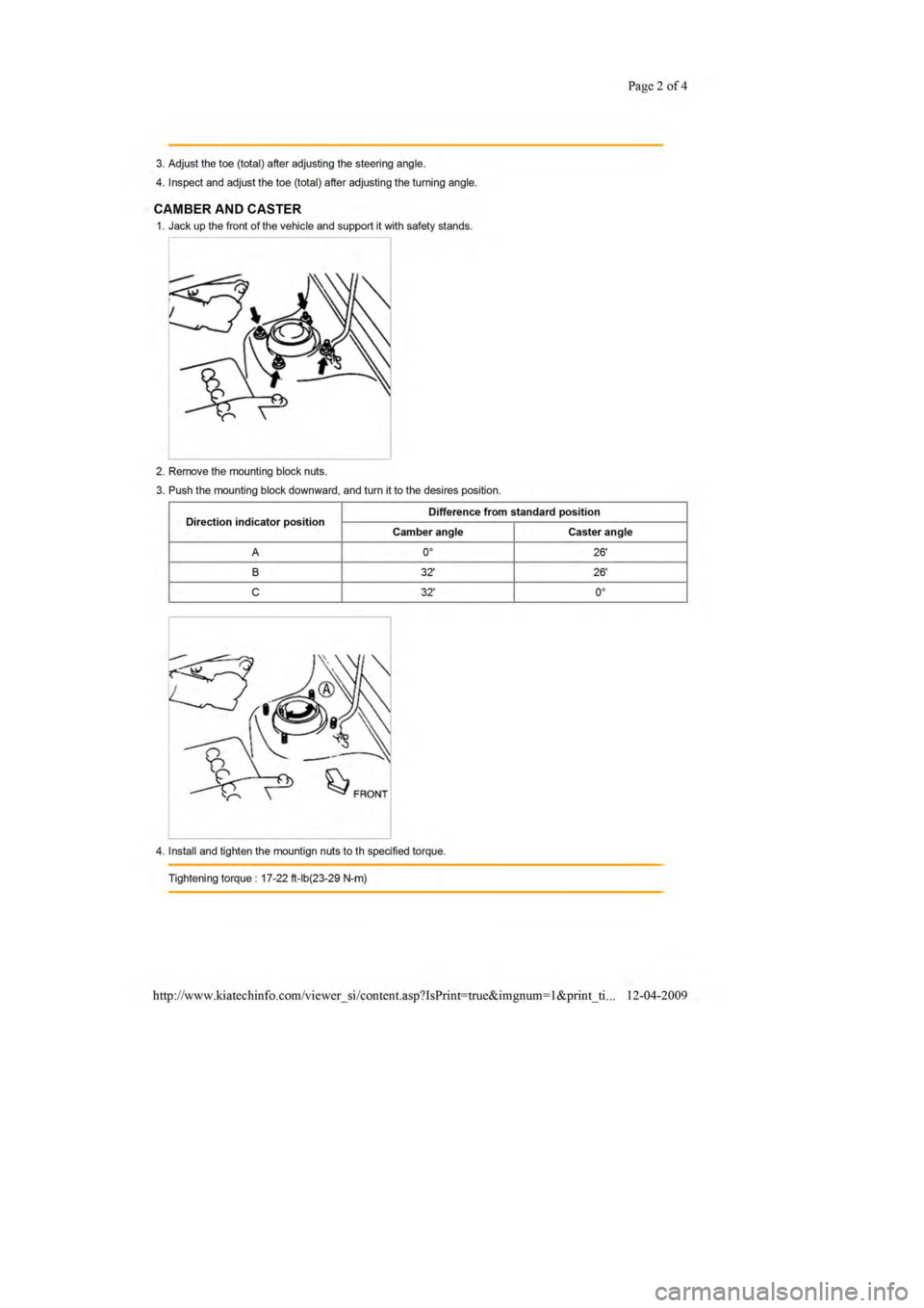 KIA SEPHIA 1996  Workshop Manual 