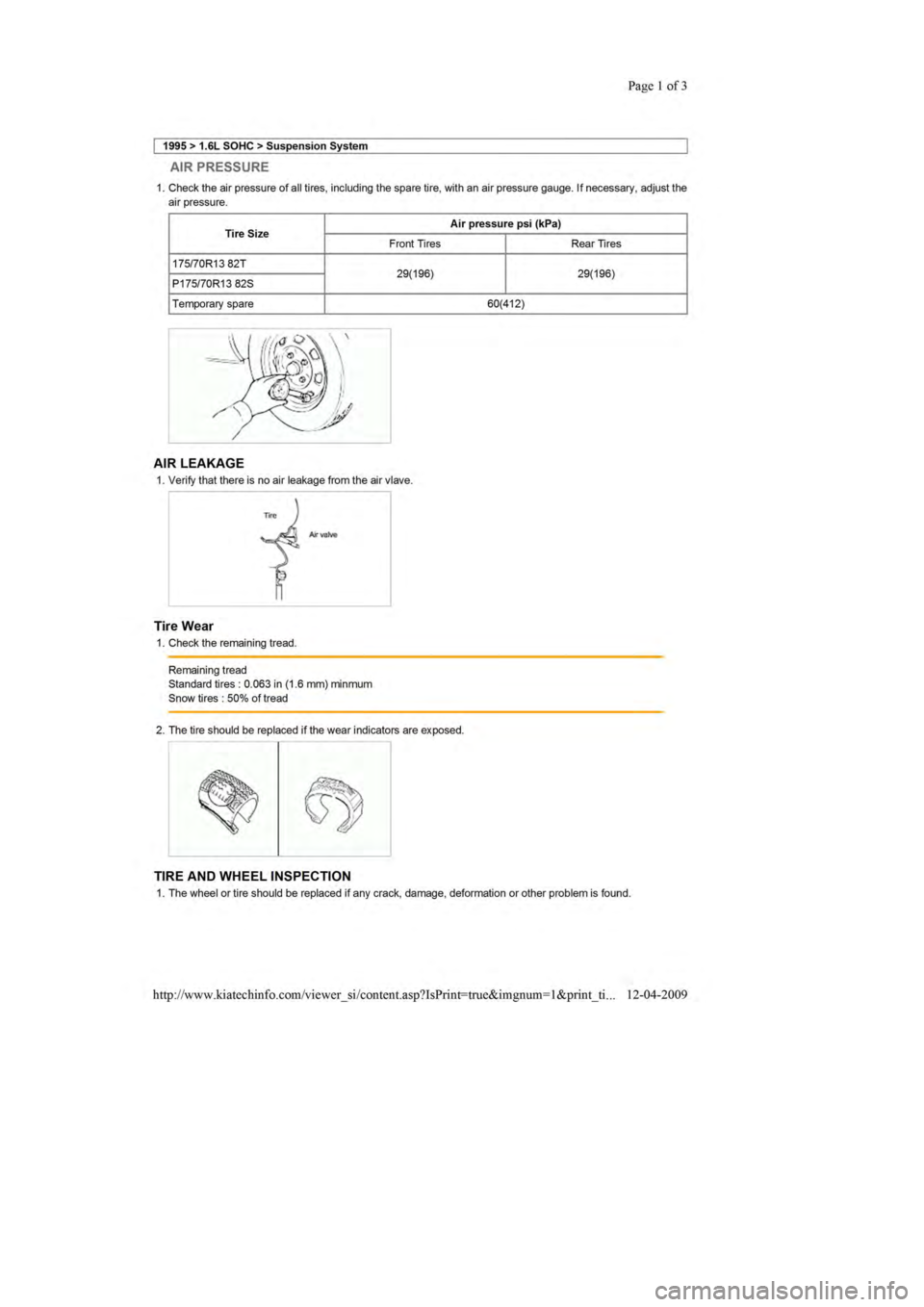 KIA SEPHIA 1996 Workshop Manual KIA SEPHIA 1996 Workshop Manual