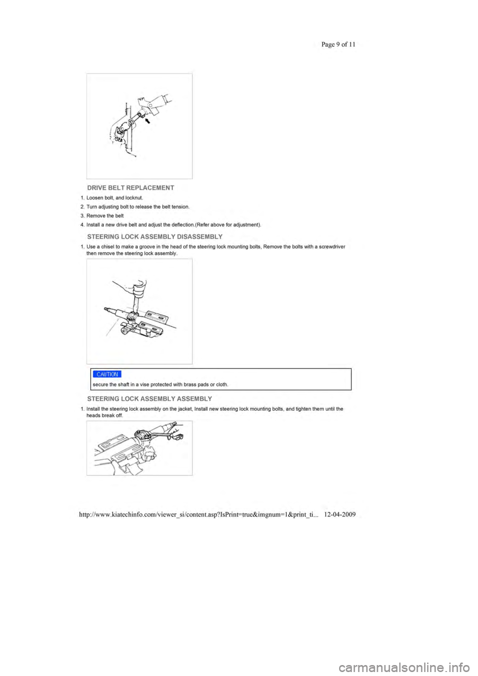 KIA SEPHIA 1996  Workshop Manual 