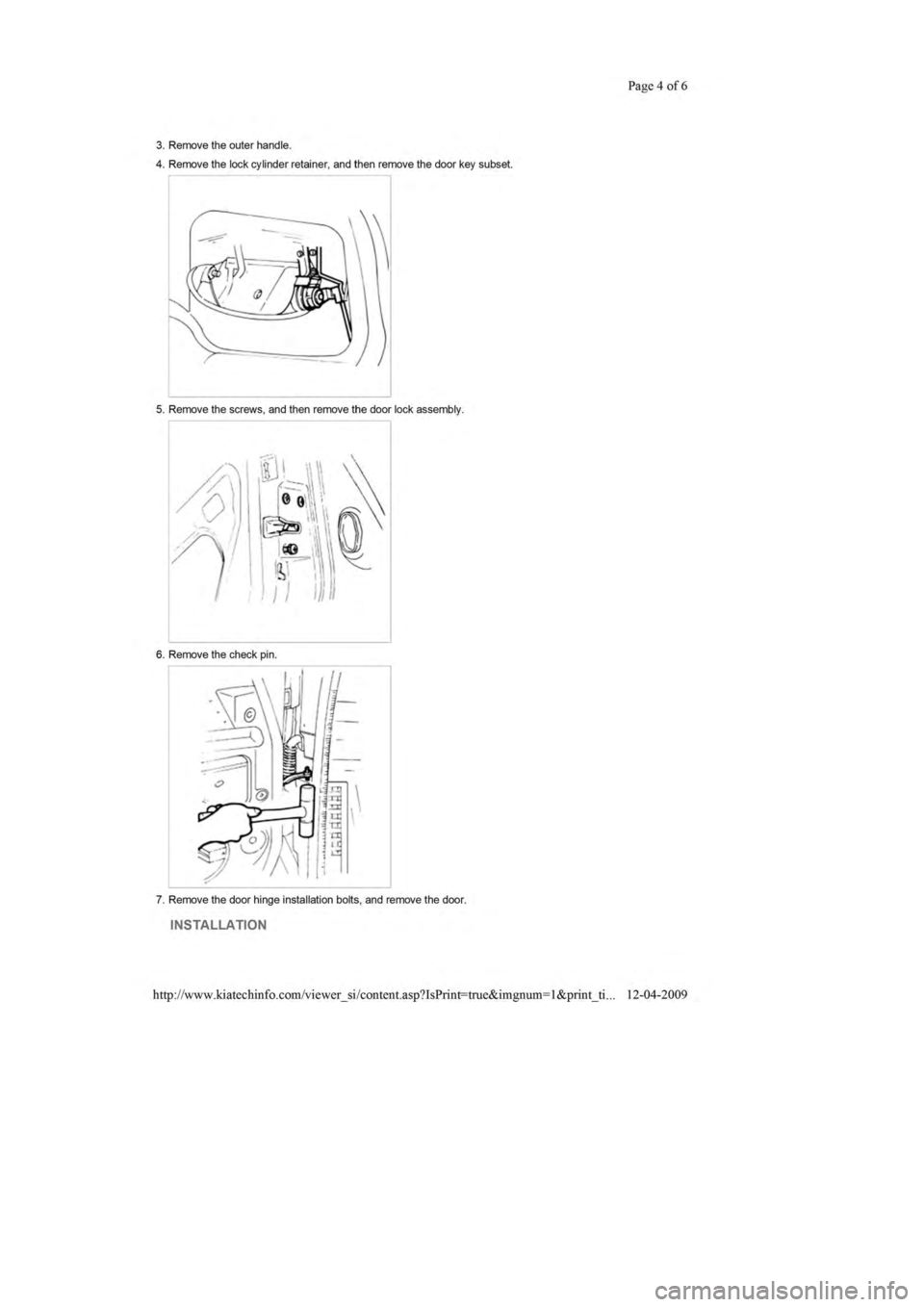 KIA SEPHIA 1996  Workshop Manual 