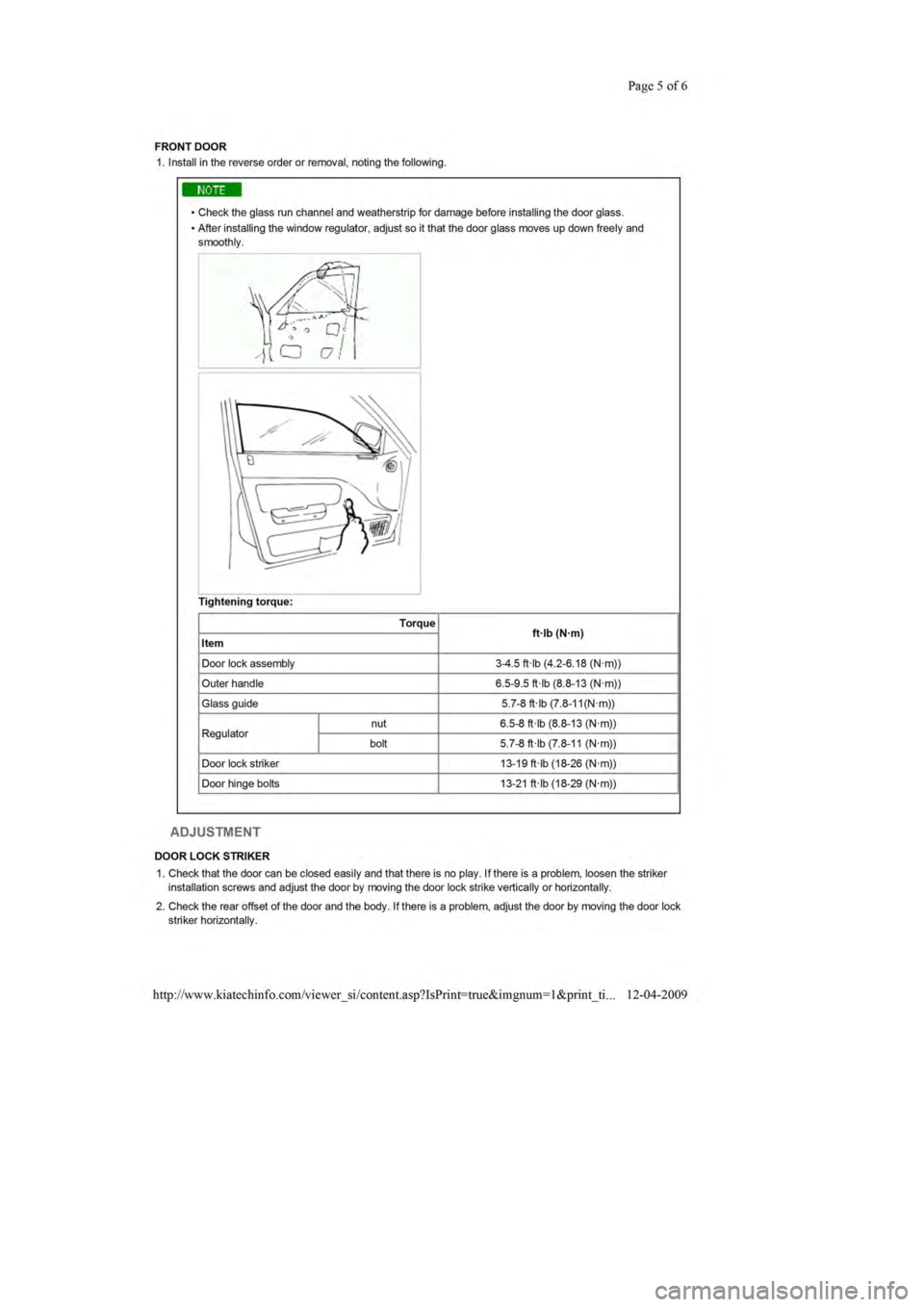 KIA SEPHIA 1996  Workshop Manual 