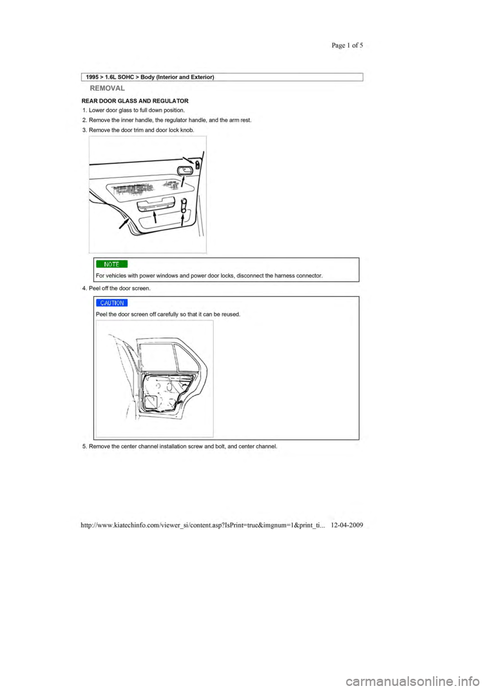 KIA SEPHIA 1996 Workshop Manual KIA SEPHIA 1996 Workshop Manual