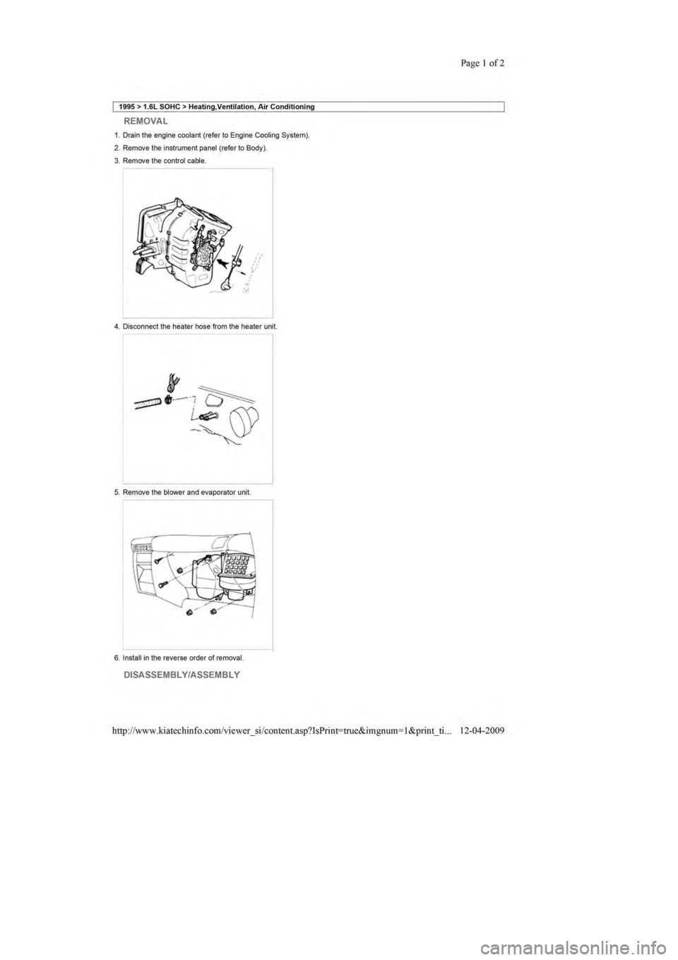 KIA SEPHIA 1996 Workshop Manual KIA SEPHIA 1996 Workshop Manual