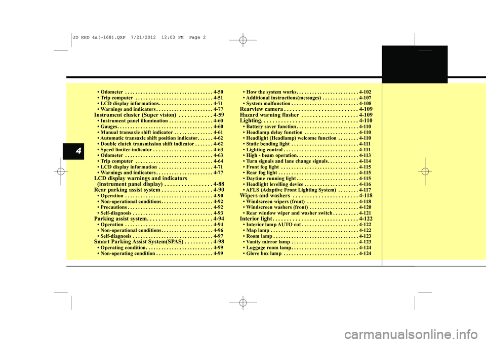 KIA CEED 2013 Owners Manual KIA CEED 2013 Owners Manual