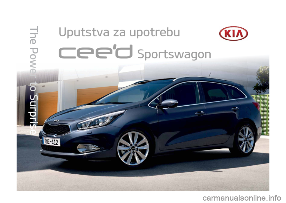 KIA CEED SPORTWAGON 2014  Owners Manual naslovnica Optima Hybrid SLO za web_YF slo 3.qxd  19.11.2012  14:26  Pag\
e 1 