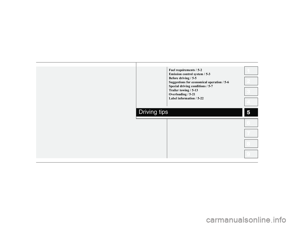 KIA PICANTO 2006 Owners Manual 1 234567891 23456789Fuel requirements / 5-2
Emission control system / 5-3
Before driving / 5-5
Suggestions for economical operation / 5-6Special driving conditions / 5-7
Trailer towing / 5-13Overload KIA PICANTO 2006 Owners Manual 1 234567891 23456789Fuel requirements / 5-2
Emission control system / 5-3
Before driving / 5-5
Suggestions for economical operation / 5-6Special driving conditions / 5-7
Trailer towing / 5-13Overload