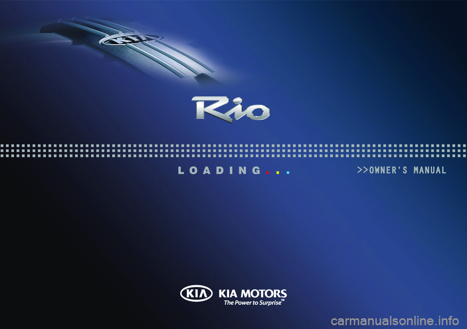 KIA RIO HATCHBACK 2016 Owners Manual KIA RIO HATCHBACK 2016 Owners Manual