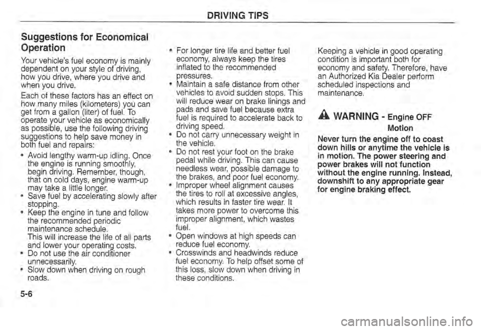KIA SPECTRA5 2002 Owners Manual KIA SPECTRA5 2002 Owners Manual
